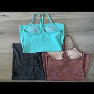 Lululemon Racerback Tank Tops - Bundle of 3